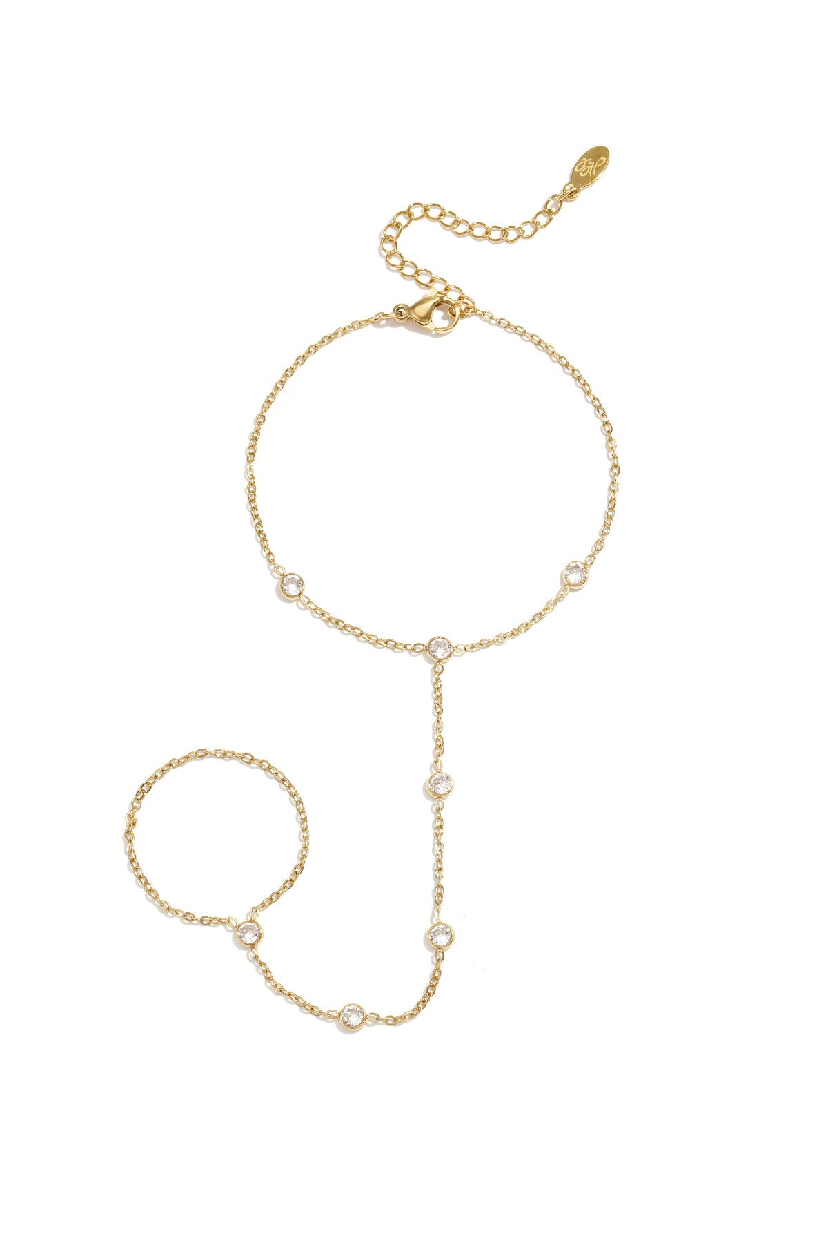 Handchain met steentjes