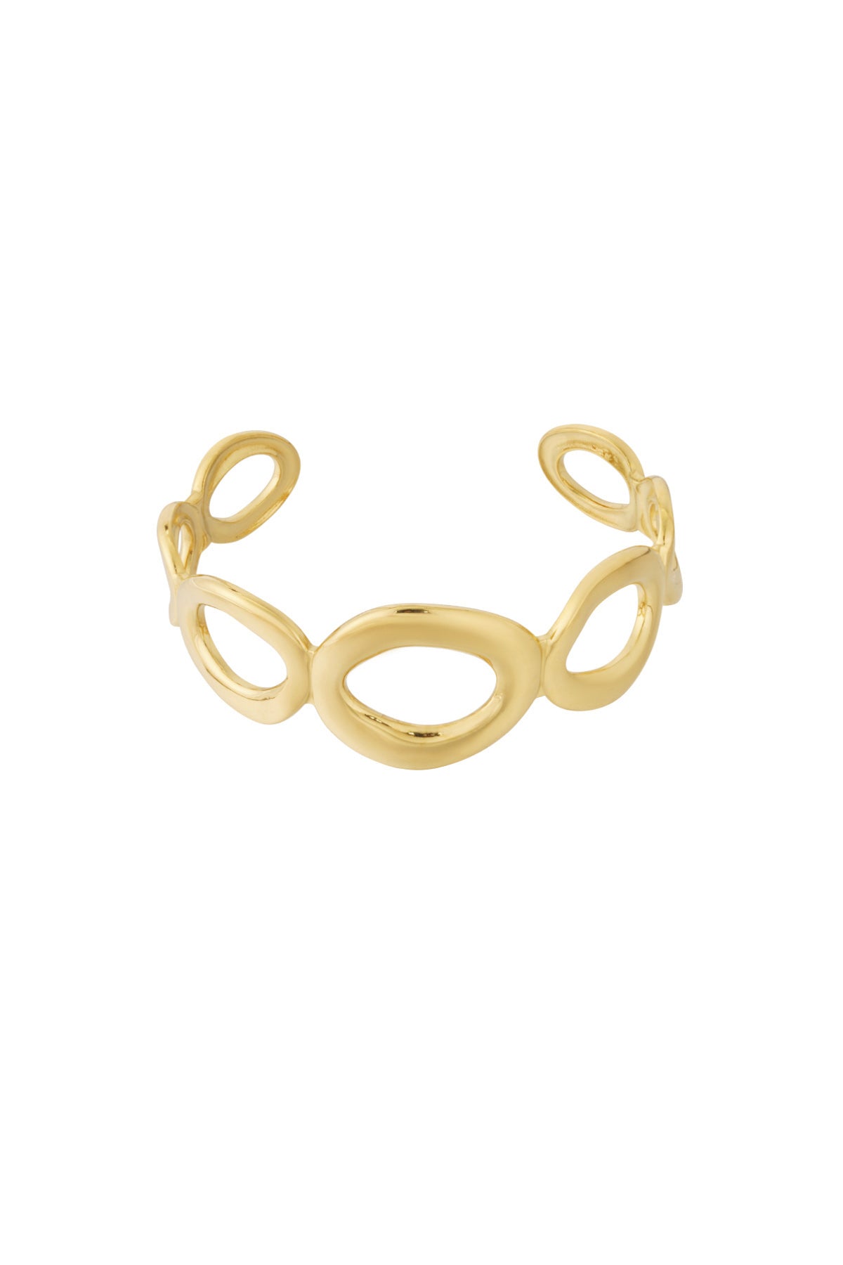 Oval bangle