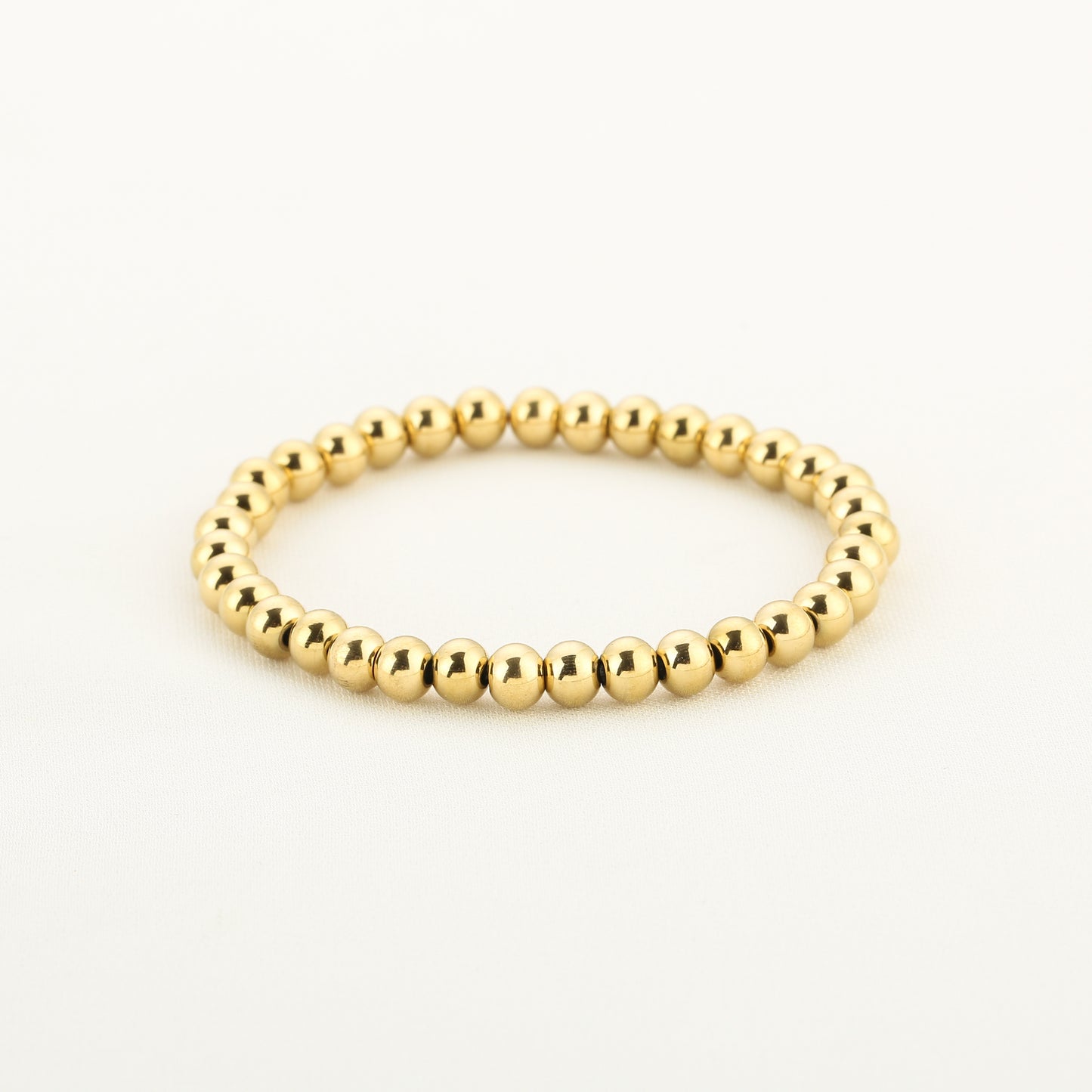 Gouden kralen armband