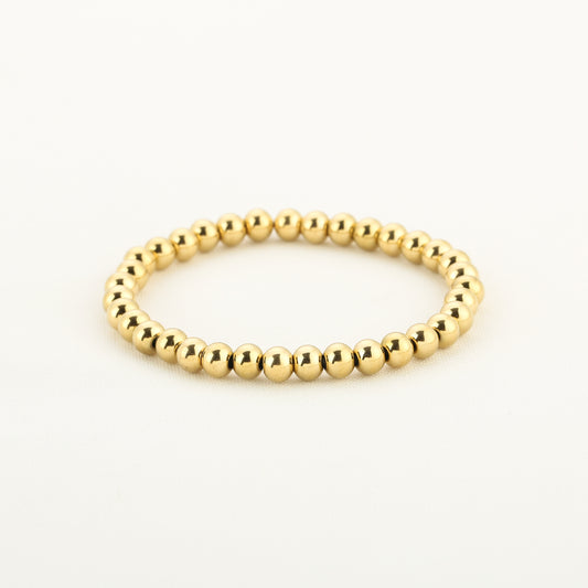 Gouden kralen armband