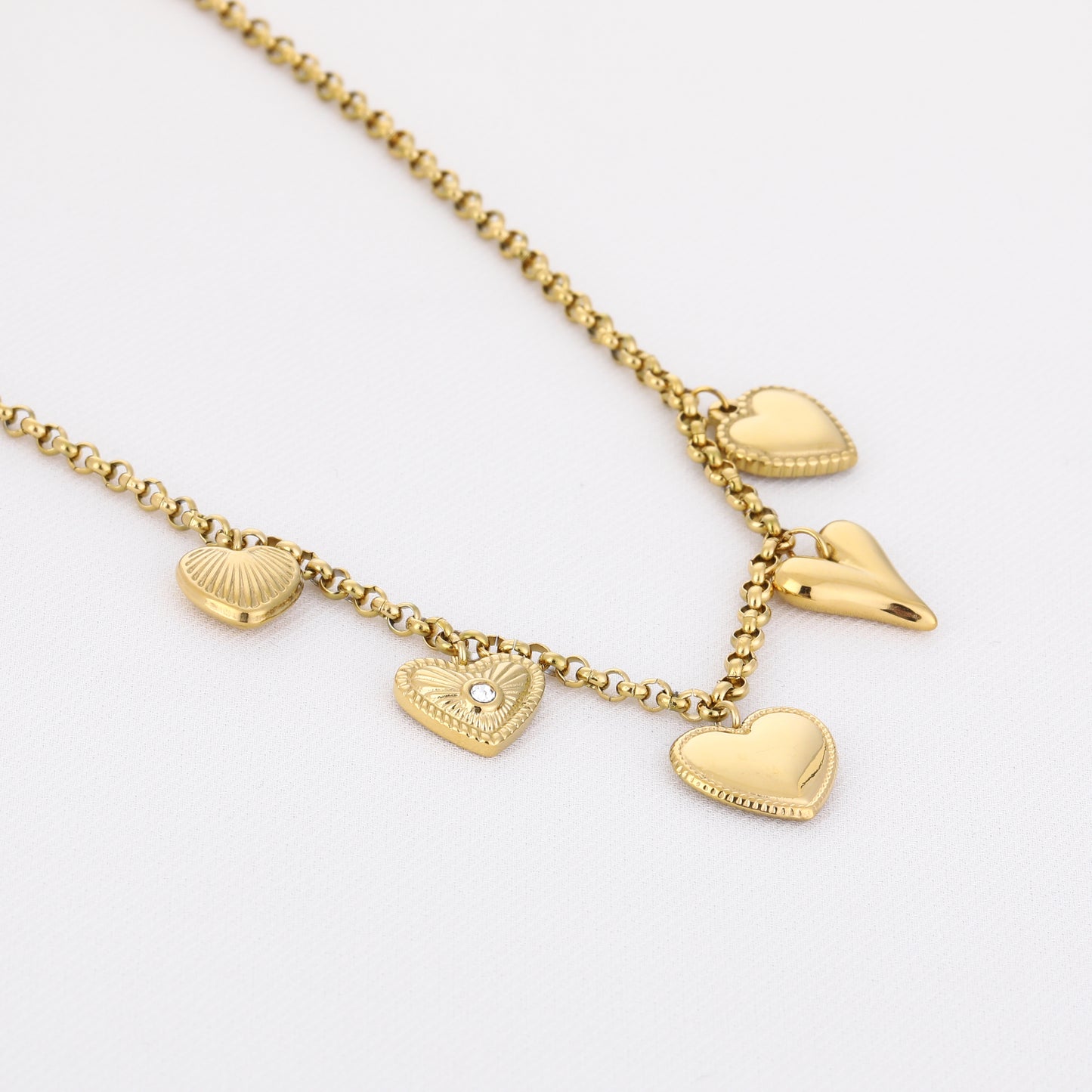 Bedelketting hartjes