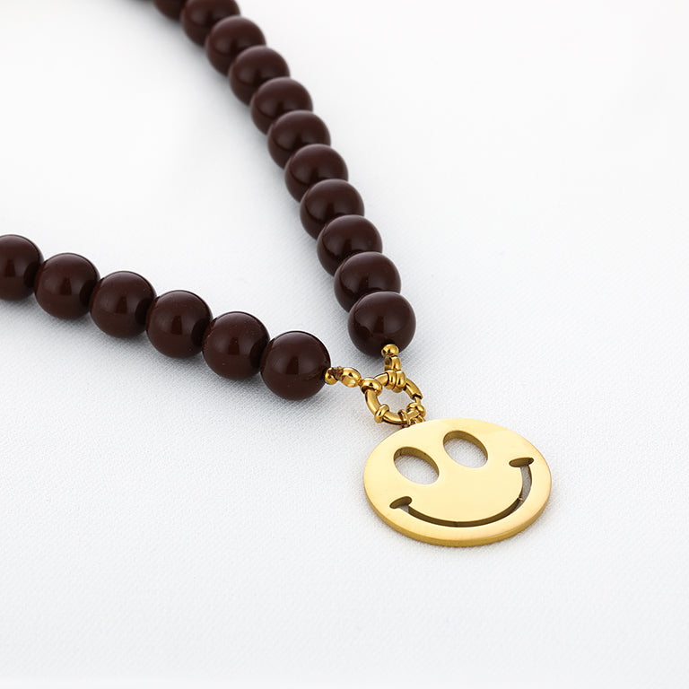 Kralenketting met smiley
