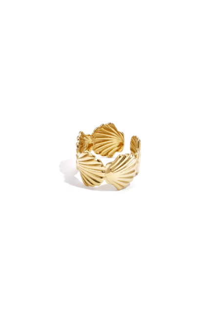 Chunky schelpen ring