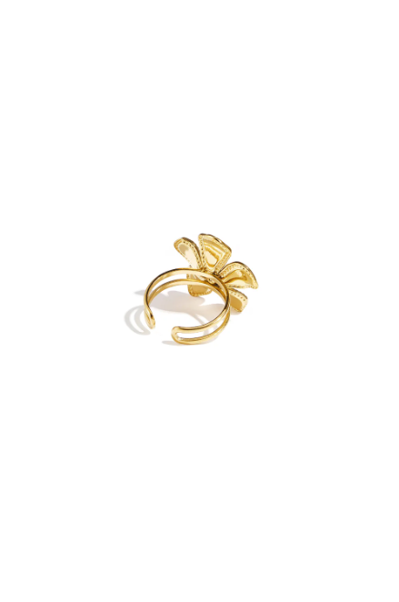 Statement bloem ring
