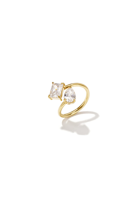 Double diamant ring
