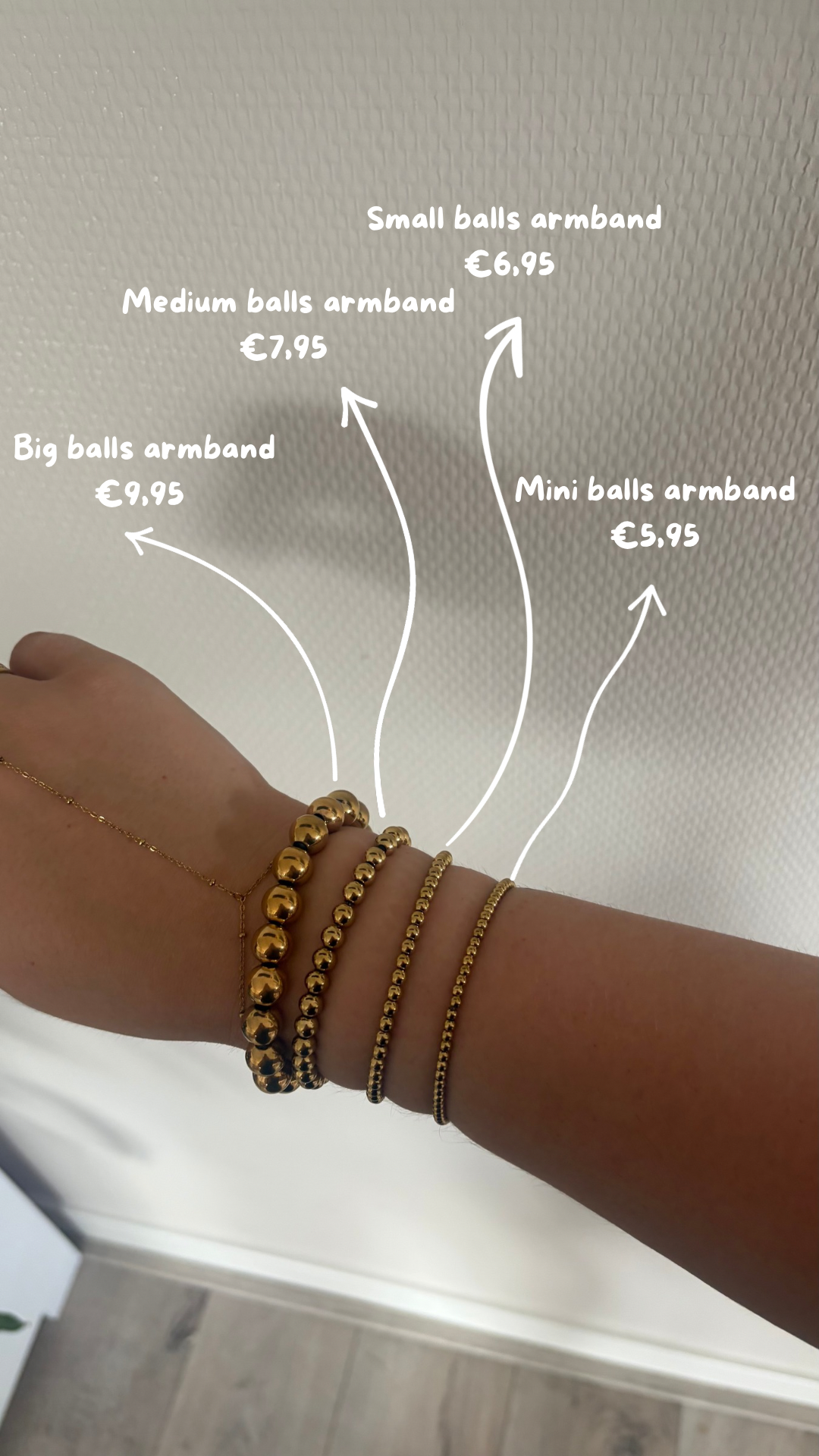 Mini balls armband