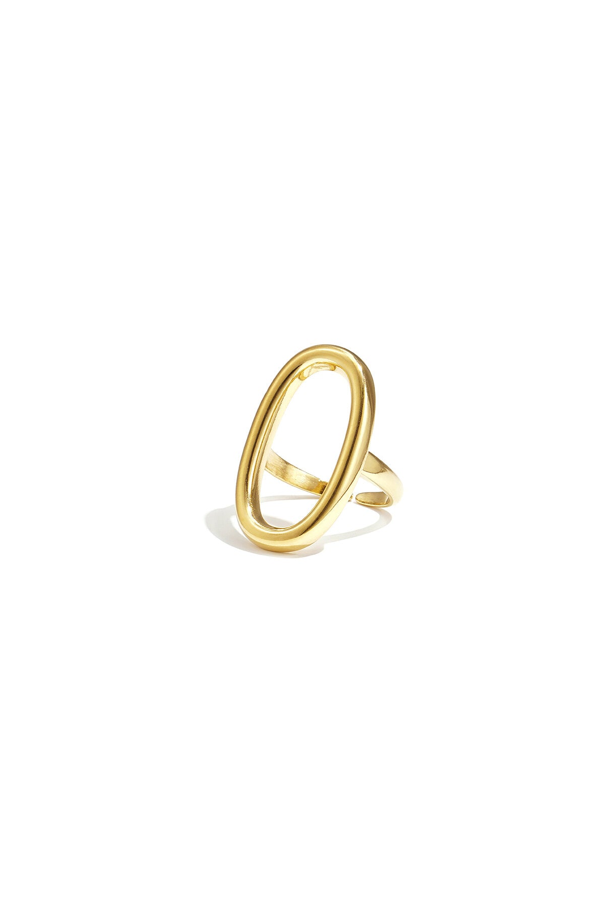 Lange ovaal ring