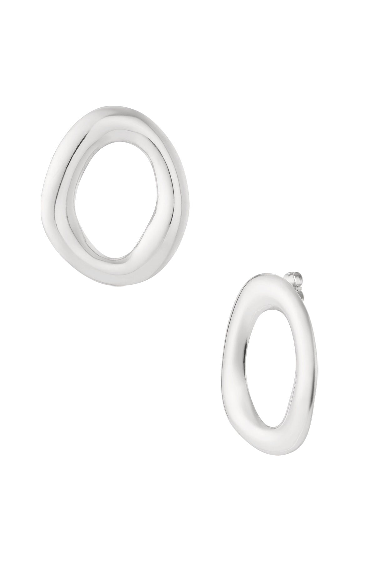 Oval oorbellen