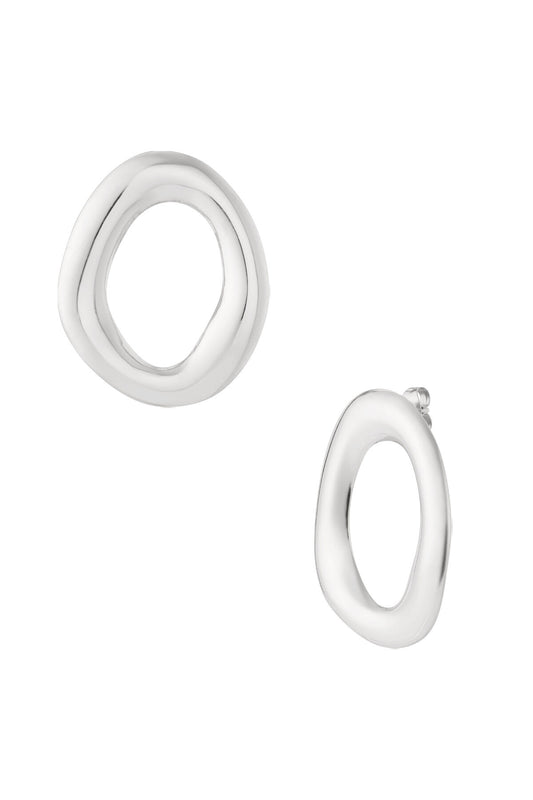 Oval oorbellen