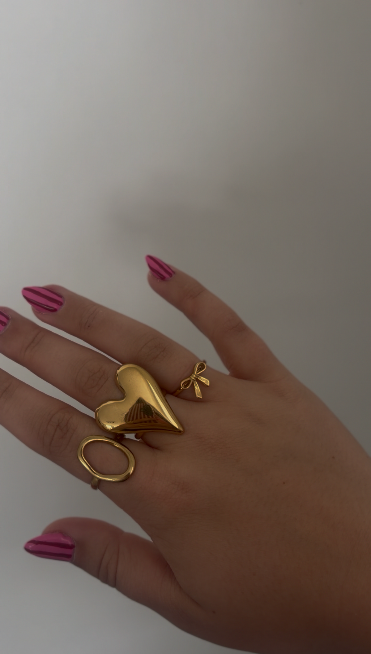 Minimalistische strik ring