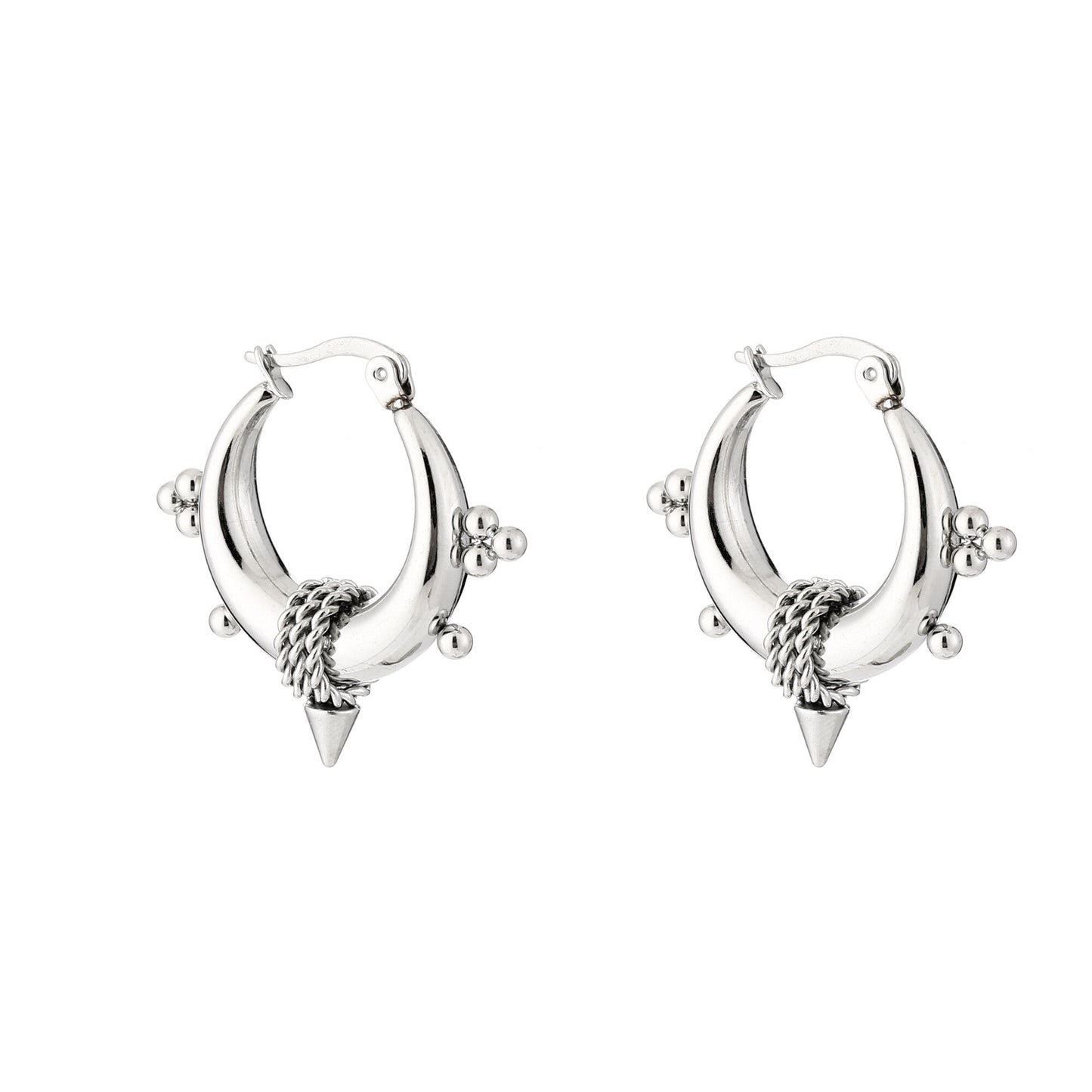 Bali hoops oorbellen