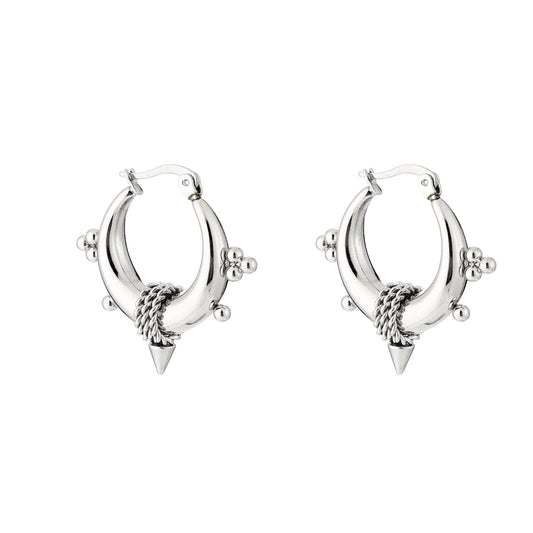 Bali hoops oorbellen
