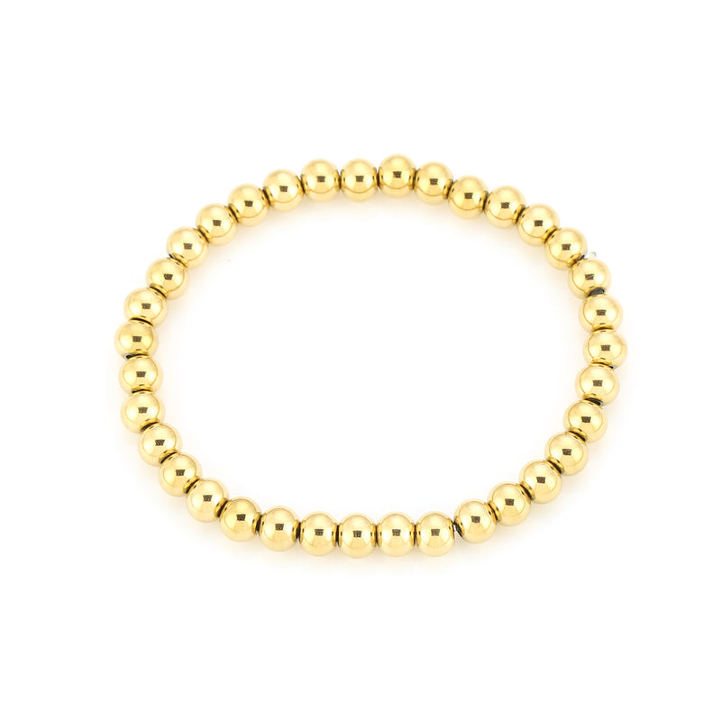 Gouden kralen armband