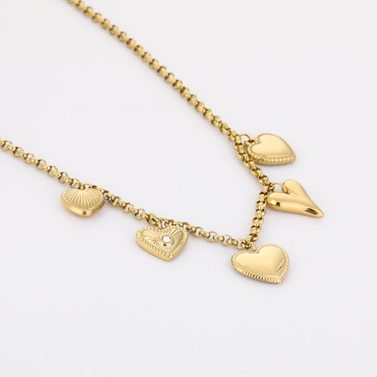 Bedelketting hartjes