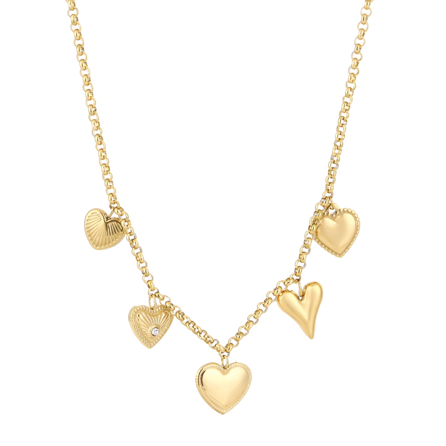 Bedelketting hartjes