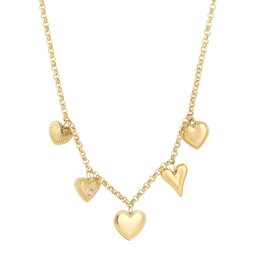 Bedelketting hartjes