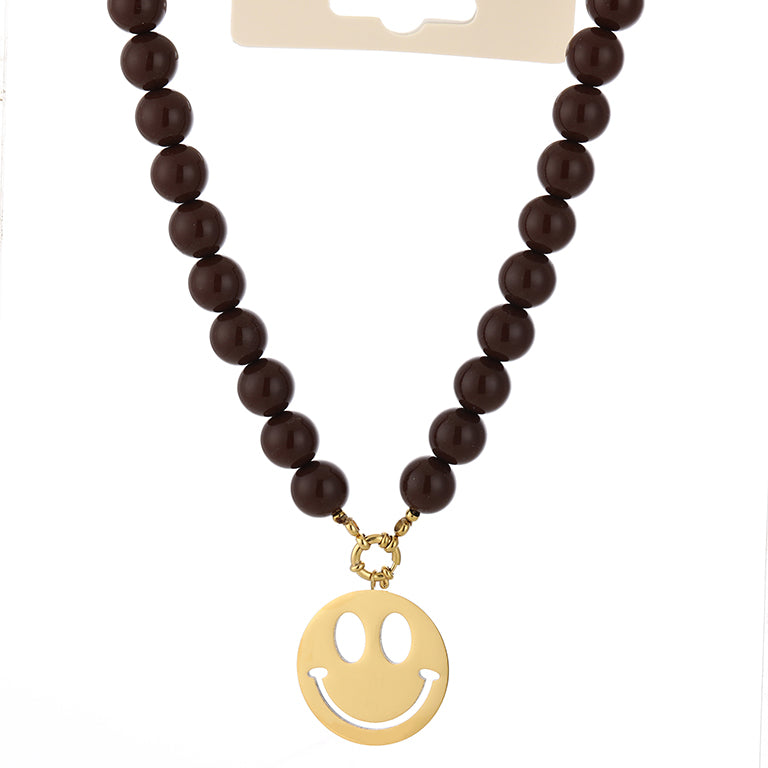 Kralenketting met smiley