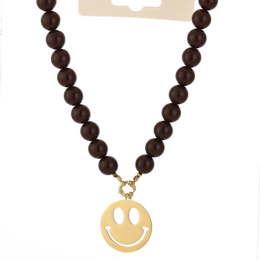 Kralenketting met smiley