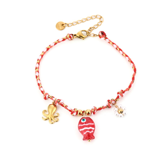 Bedel armband vis