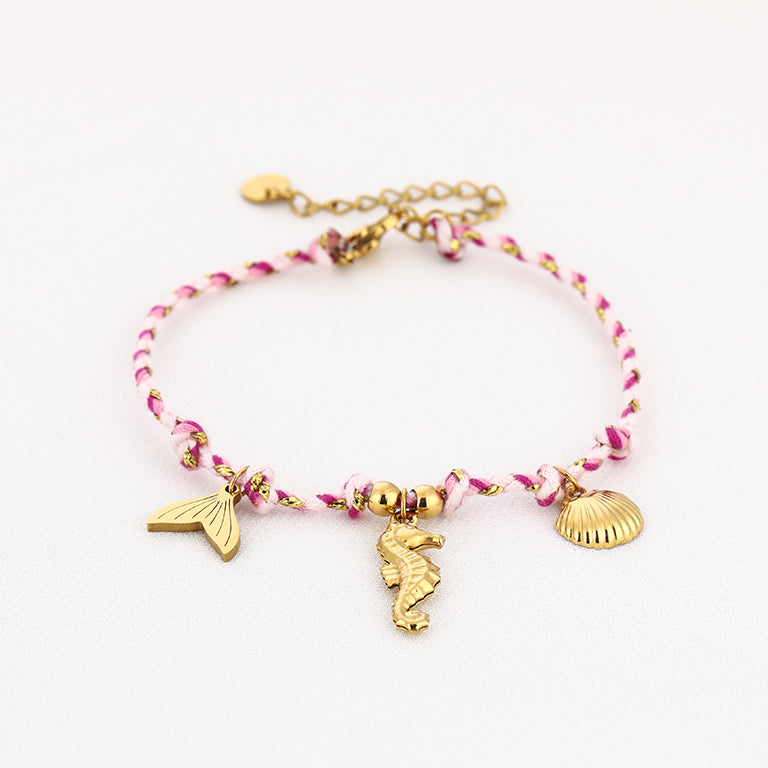 Bedelarmband zeepaard