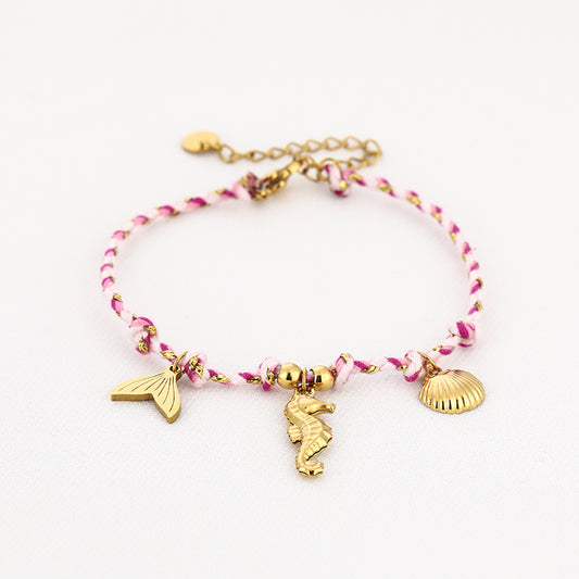 Bedelarmband zeepaard
