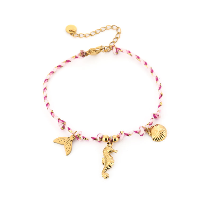 Bedelarmband zeepaard
