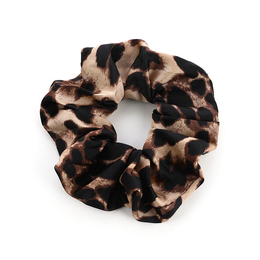Leopard scrunchie