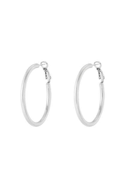 Basic hoops oorbellen