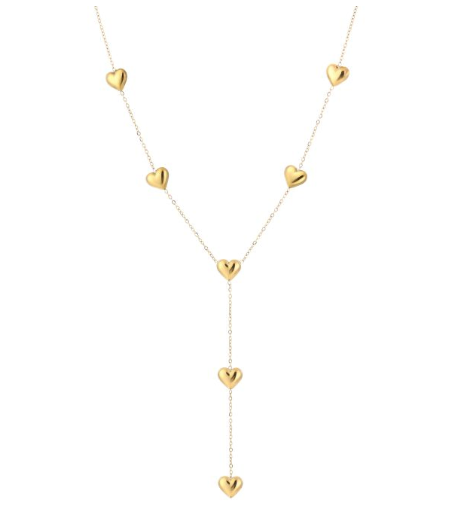 Y ketting hartjes