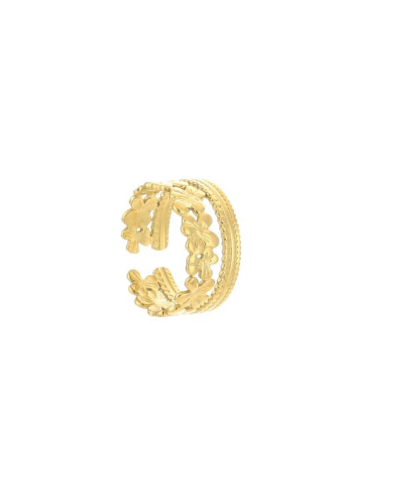 2- Laagse flower ring