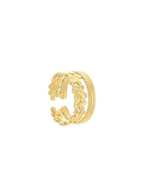 2- Laagse flower ring