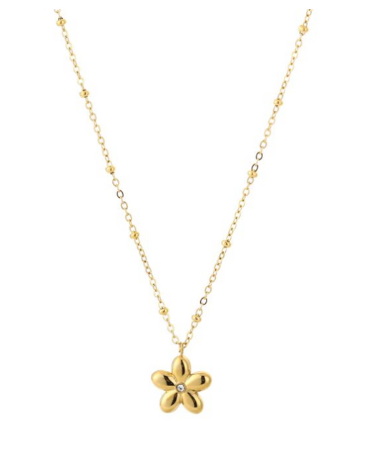 Mini bloem ketting