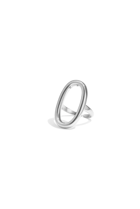Lange ovaal ring