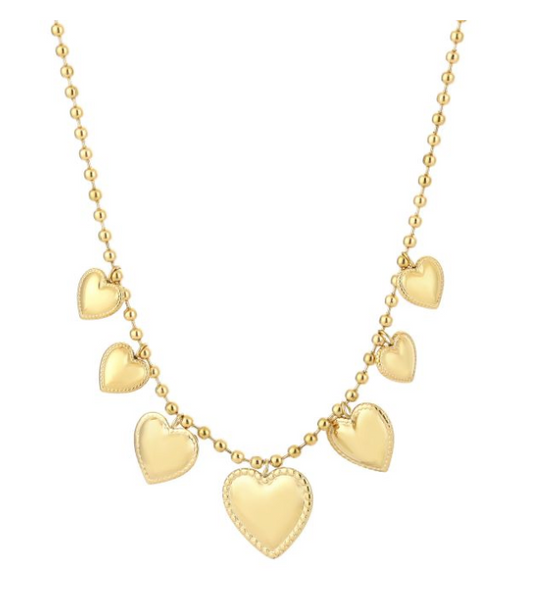 Hearts ketting