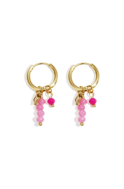 Roze oorringetjes