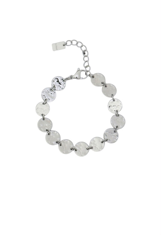 Flat coin armband