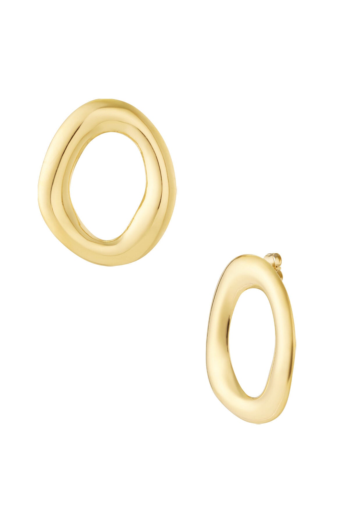 Oval oorbellen
