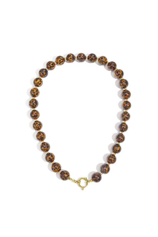 Leopard kralenketting
